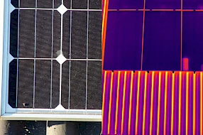 drone inspecteert zonnepanelen - dronematica